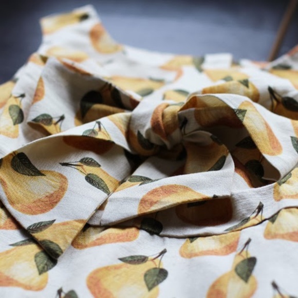 Anthropologie x Nadinoo "Made in Kind" Lula's Pear Dress 0 - Picture 2 of 6